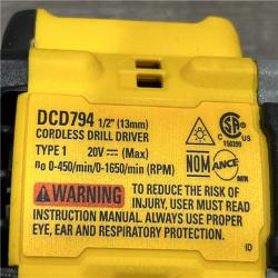 AS-IS DEWALT ATOMIC 20-Volt MAX Lithium-Ion Cordless Combo Kit