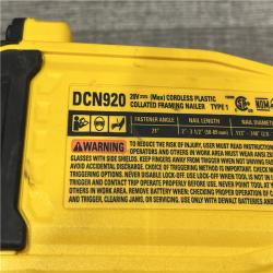 AS-IS DEWALT 20-Volt 21° Cordless Framing Nailer (Tool-Only)