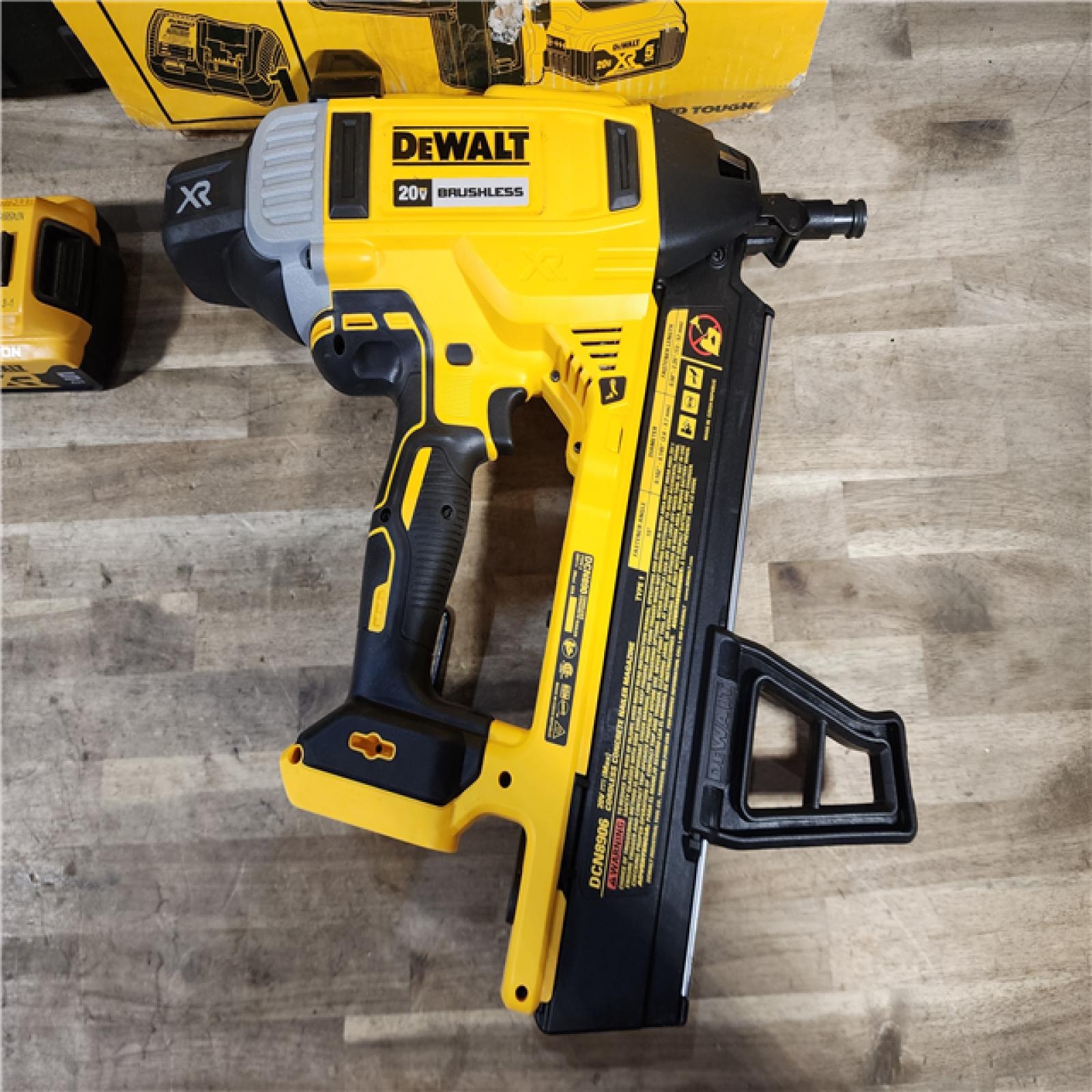 HOUSTON LOCATION - AS-IS DEWALT 20-Volt Lithium Ion Cordless Concrete Nailer
