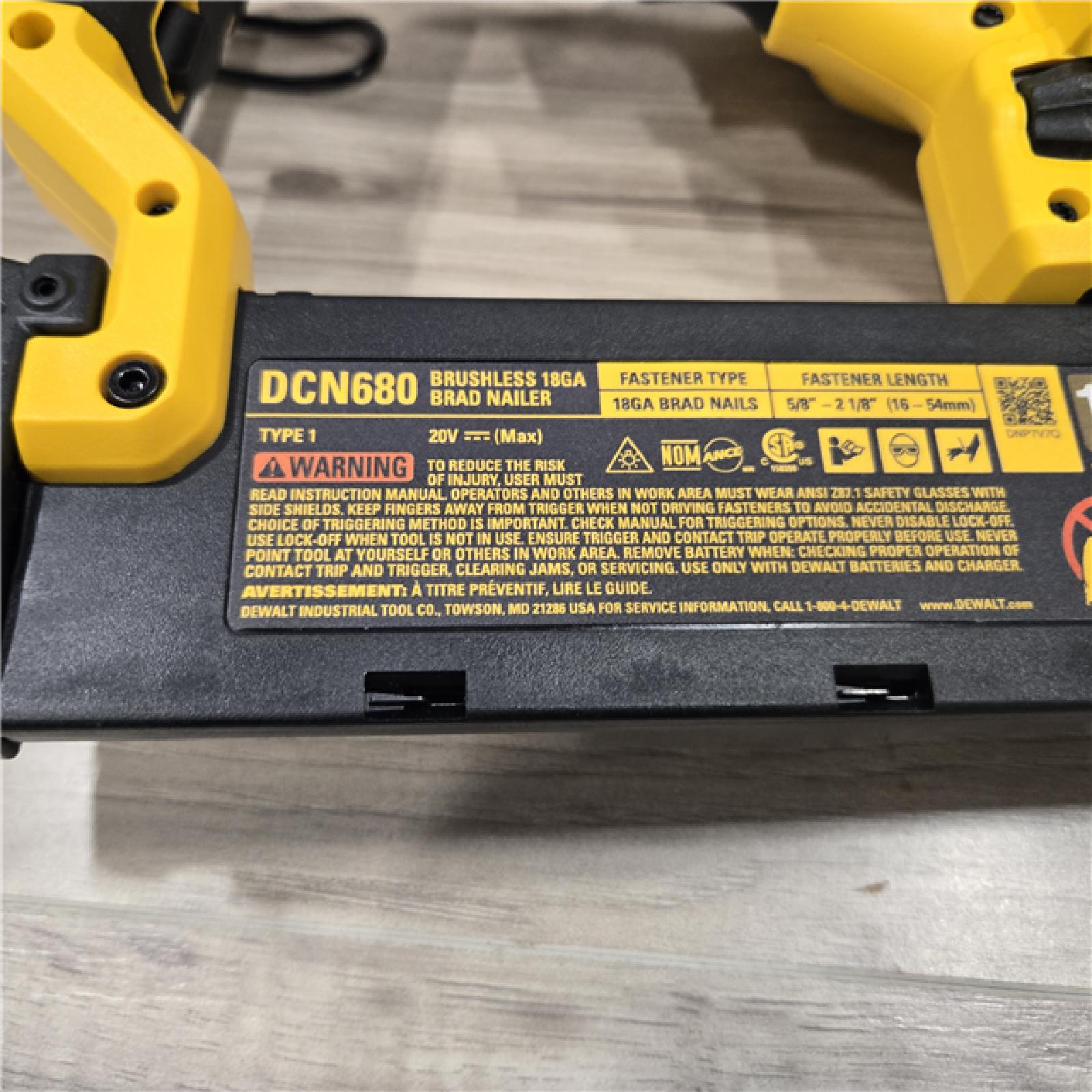 AS-IS DeWalt 20V MAX XR Cordless 18-Gauge Brad Nailer (Tool Only)
