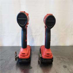 AS-IS- Milwaukee 18V Lithium-Ion Brushless Cordless Compact Drill/Impact Combo Kit