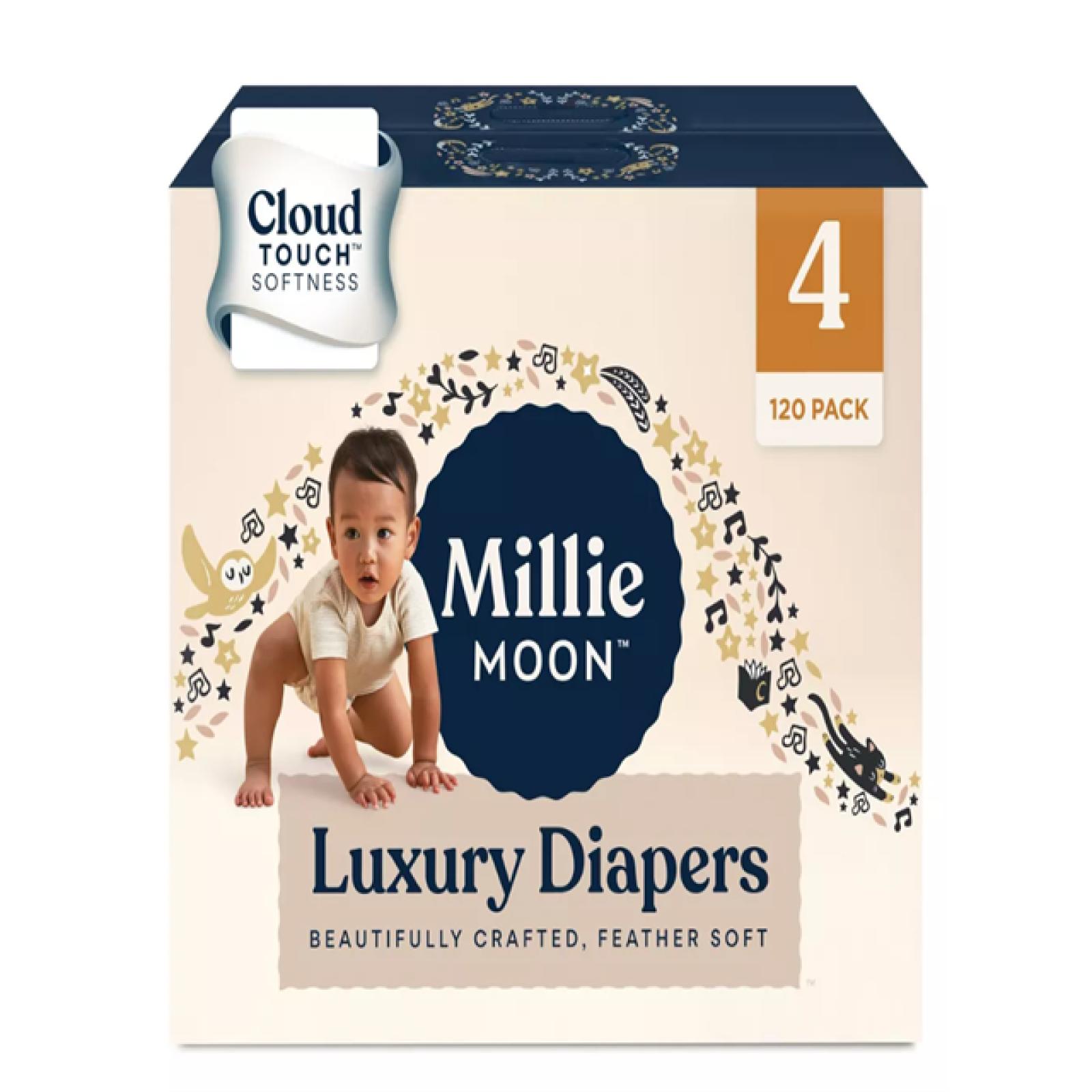 DALLAS LOCATION - Millie Moon Luxury Disposable Diapers - Size 4 PALLET- (20 UNITS)