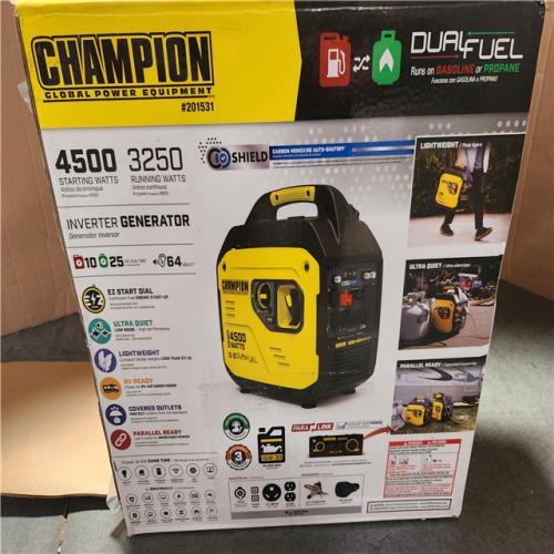 CALIFORNIA AS-IS CHAMPION PORTABLE INVERTER GENERATOR
