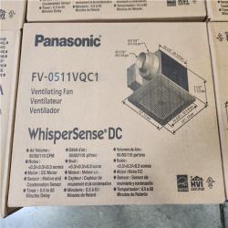 Phoenix NEW Panasonic WhisperSense DC Fan with Motion and Humidity Sensors Delay Timer and Pick-A-Flow Speed Selector 50  80 or 110 CFM Pallet of 11 (SEALED)