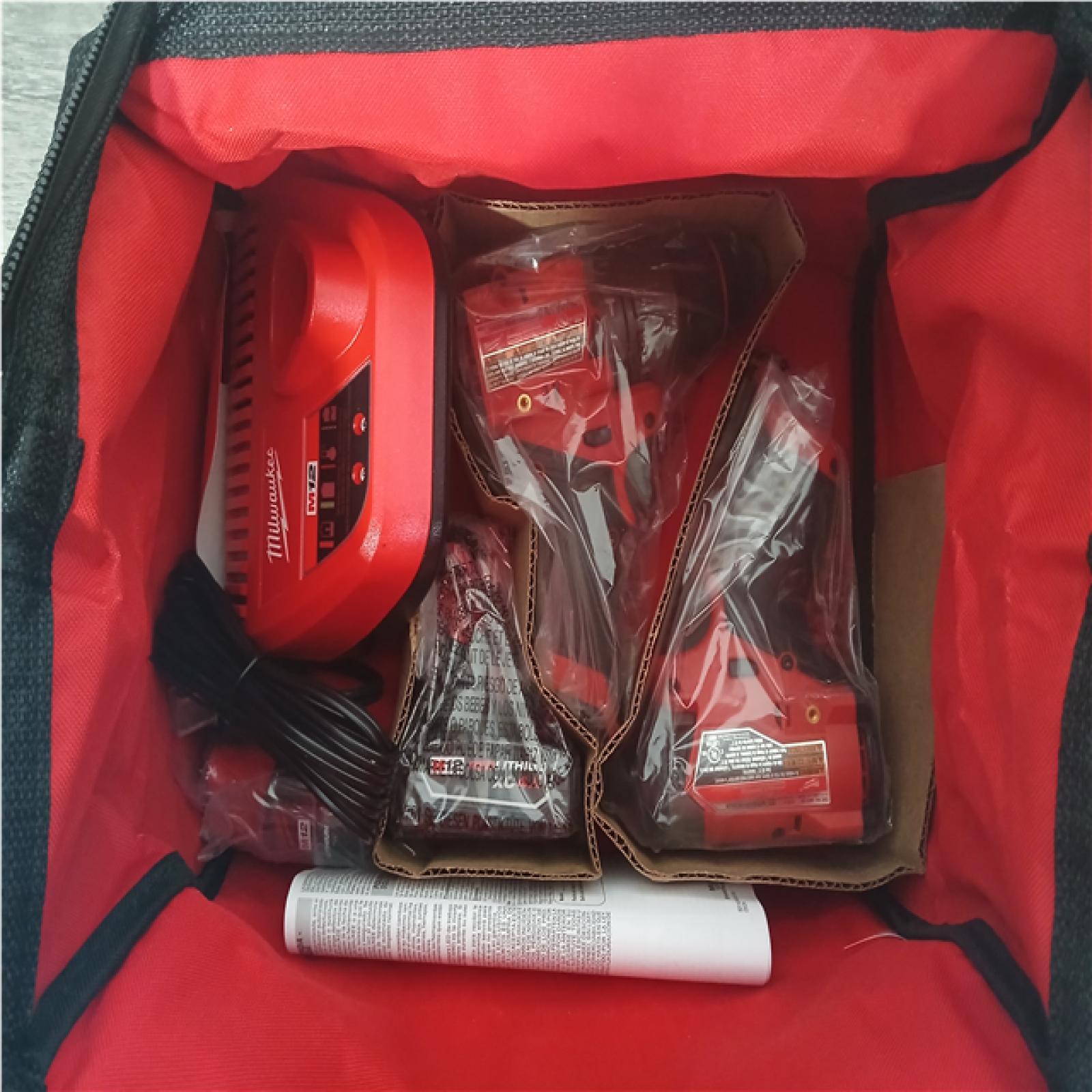 CALIFORNIA AS-IS TOOL MILWAUKEE M12 FUEL 2-TOOL COMBO KIT 3497-22