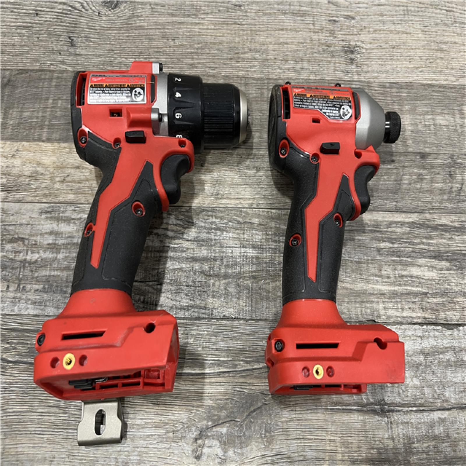 AS-IS Milwaukee 18V Lithium-Ion Brushless Cordless Compact Drill/Impact Combo Kit