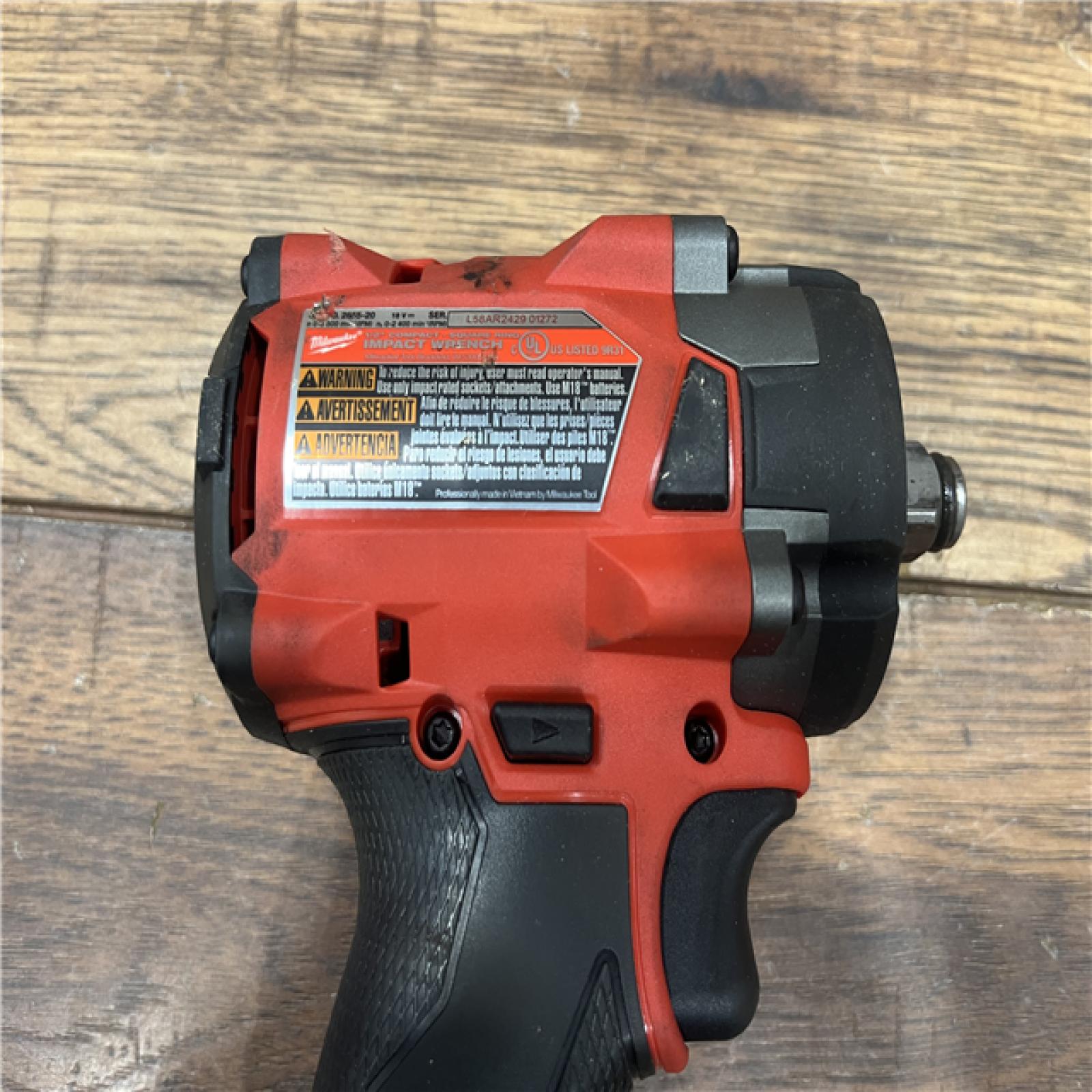 AS-IS Milwaukee M18 18V Fuel 1/2  Compact Impact with Friction Ring 2855-20