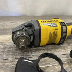 AS-IS DEWALT 60V MAX Cordless Brushless 4.5 in. to 6 in. Small Angle Grinder with Kickback Brake (Tool Only)