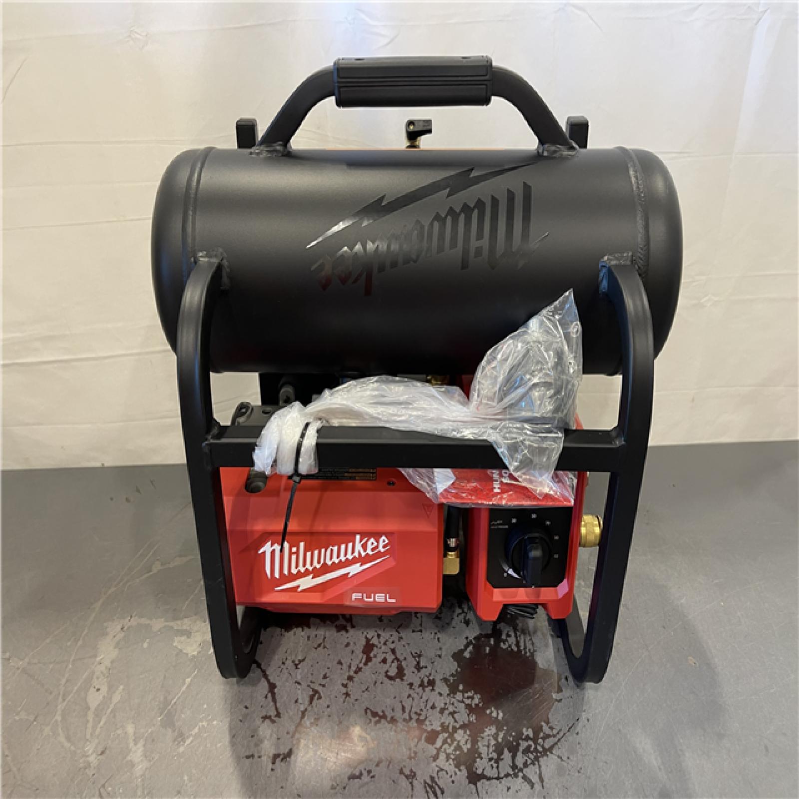 AS-IS - Milwaukee M18 FUEL 18-Volt Lithium-Ion Brushless Cordless 2 Gal. Electric Compact Quiet Compressor
