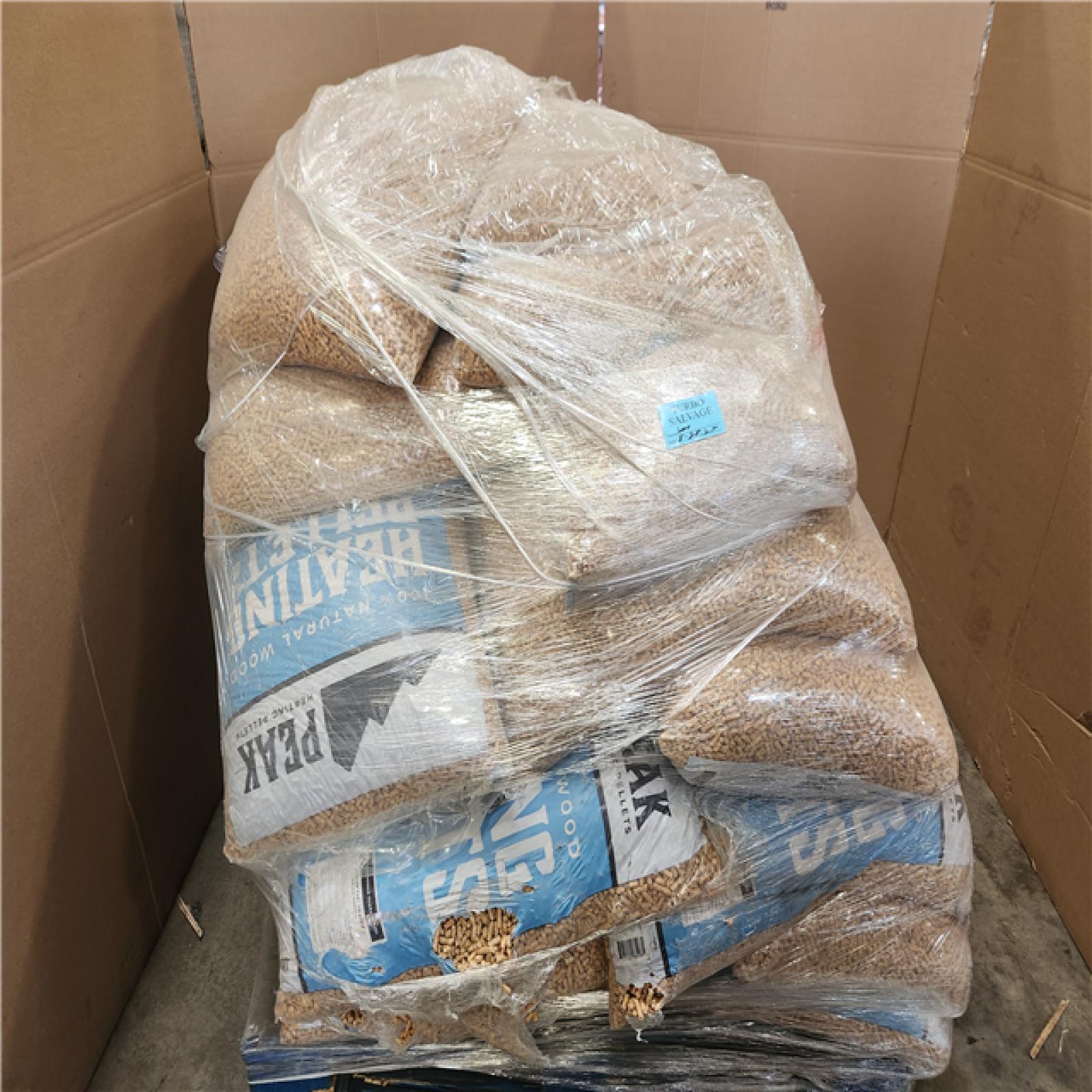 Phoenix AS-IS PEAK Premium Wood Pellet Fuel 40 lbs. Bag Pallet (25+ Bags)