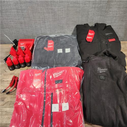 HOUSTON LOCATION - AS-IS MILWAUKEE 4 HEATED CLOTHING COMBO KIT