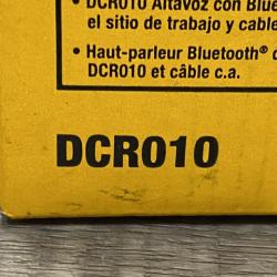 NEW - DEWALT 20V MAX Cordless Bluetooth Speaker (Tool Only)