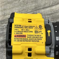 AS-IS DEWALT ATOMIC 20V Lithium-Ion Cordless 1/2 in. Hammer Drill Kit