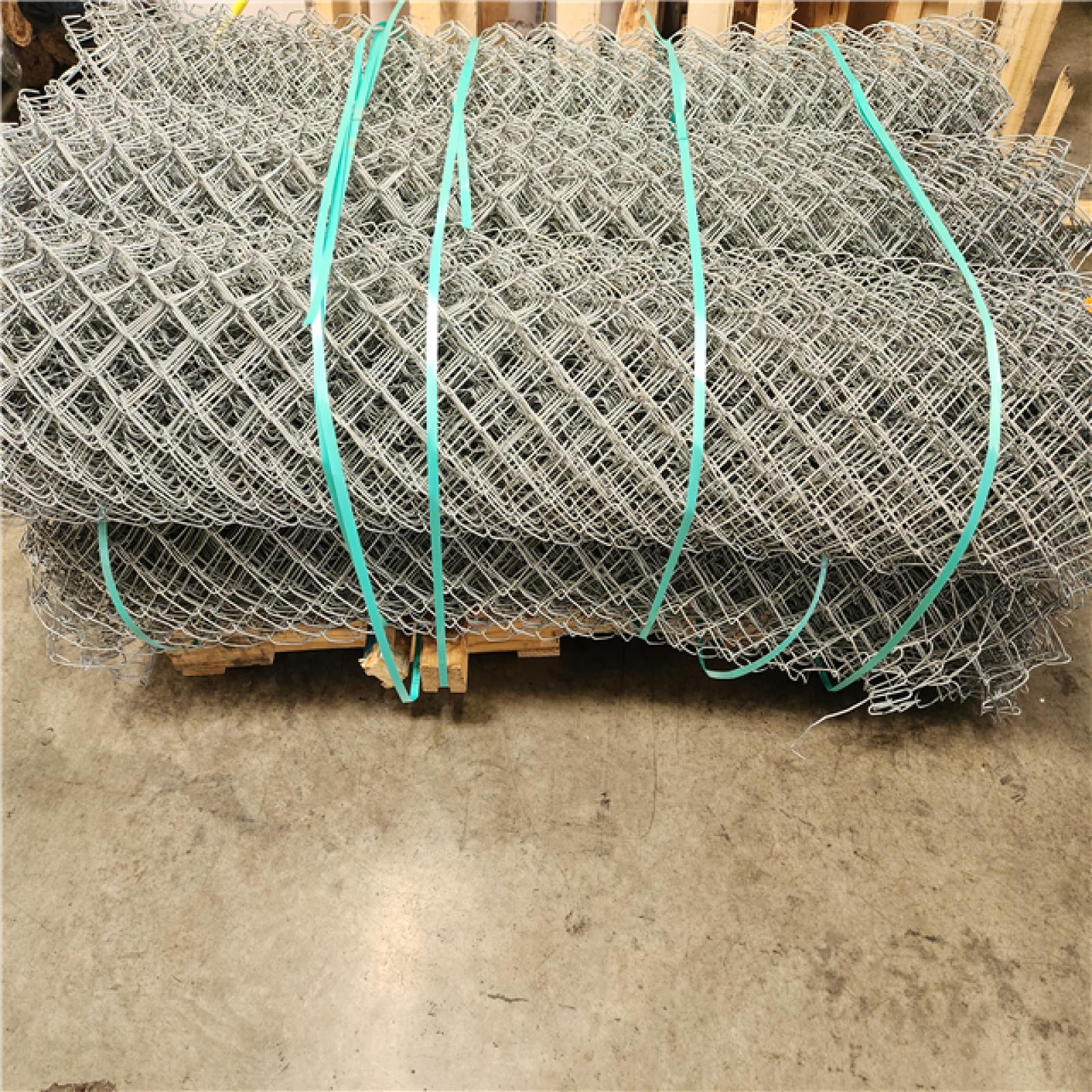 Phoenix AS-IS Everbilt 6 ft. x 50 ft. 11.5- Gauge Galvanized Steel Chain Link Fence Fabric (6 Rolls)