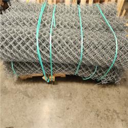 Phoenix AS-IS Everbilt 6 ft. x 50 ft. 11.5- Gauge Galvanized Steel Chain Link Fence Fabric (6 Rolls)