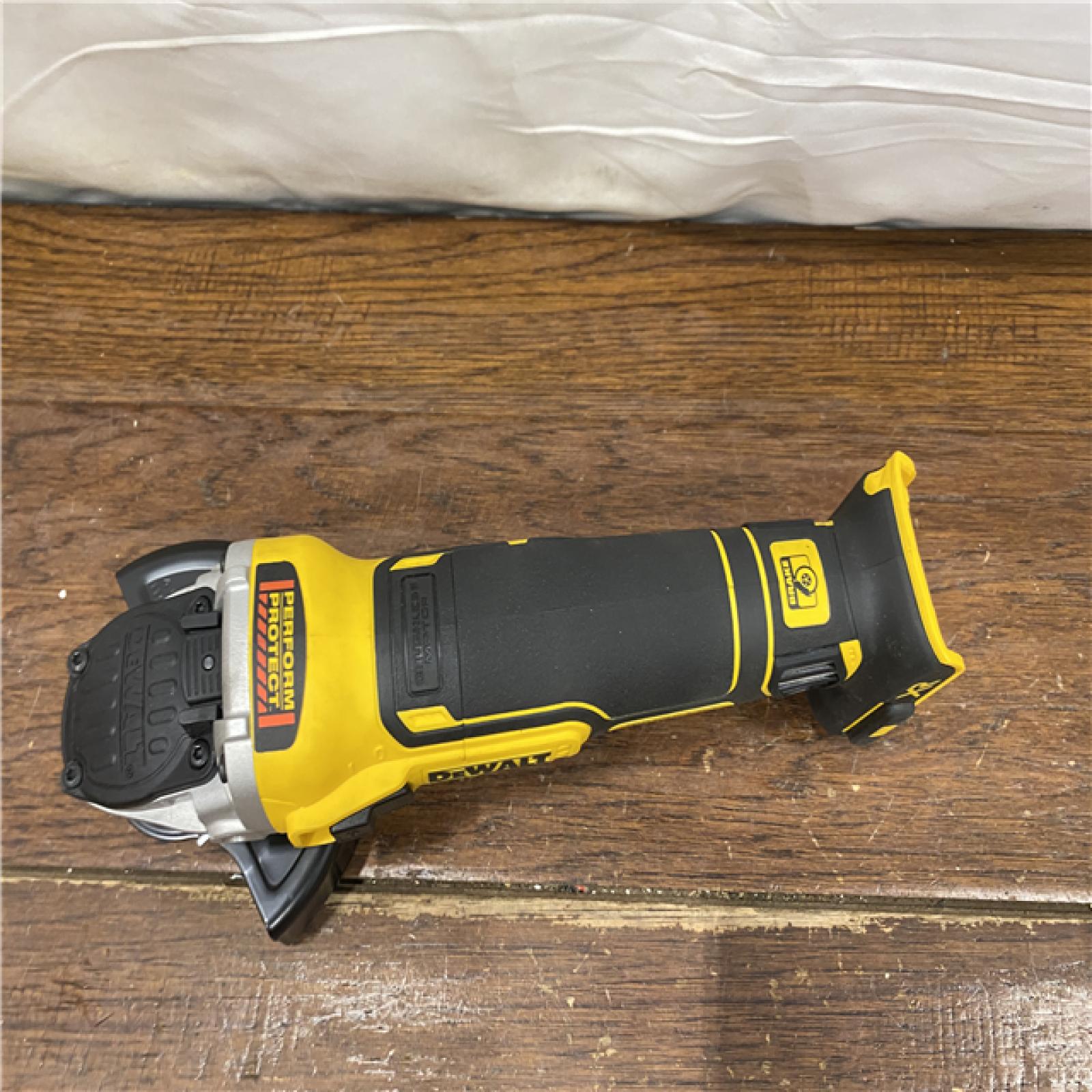 AS-IS DeWalt DCG405B 20V Max XR 4.5-Inch Slide Switch Small Angle Grinder (Tool Only)