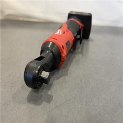 AS-IS - Milwaukee M12 12V Lithium-Ion Cordless 3/8 in. Ratchet with M12 4.0 Ah Starter Kit