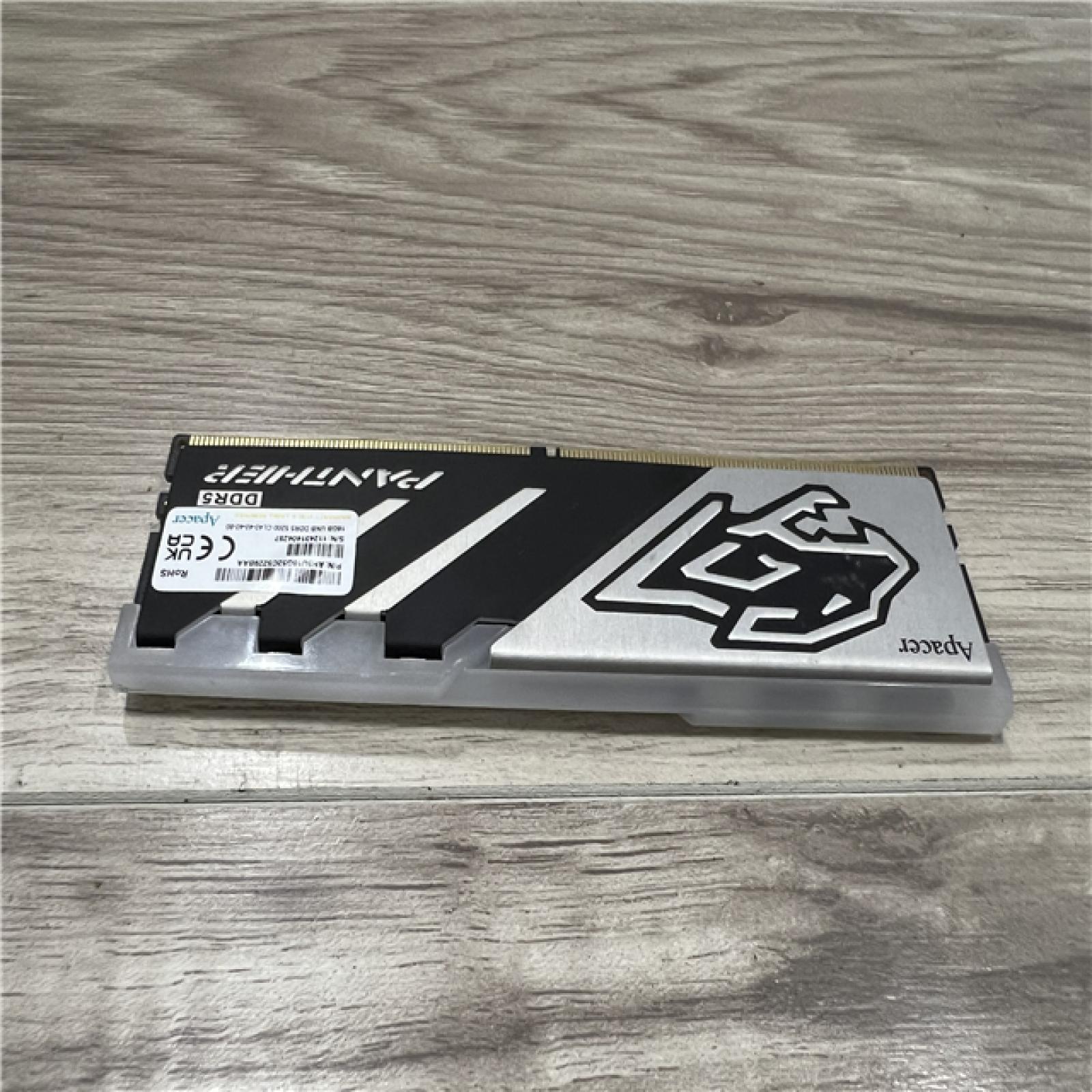 AS-IS Apacer Panther 8GB (1x8GB) RAM DDR5 5200MHz AH5U16G52C5229BAA