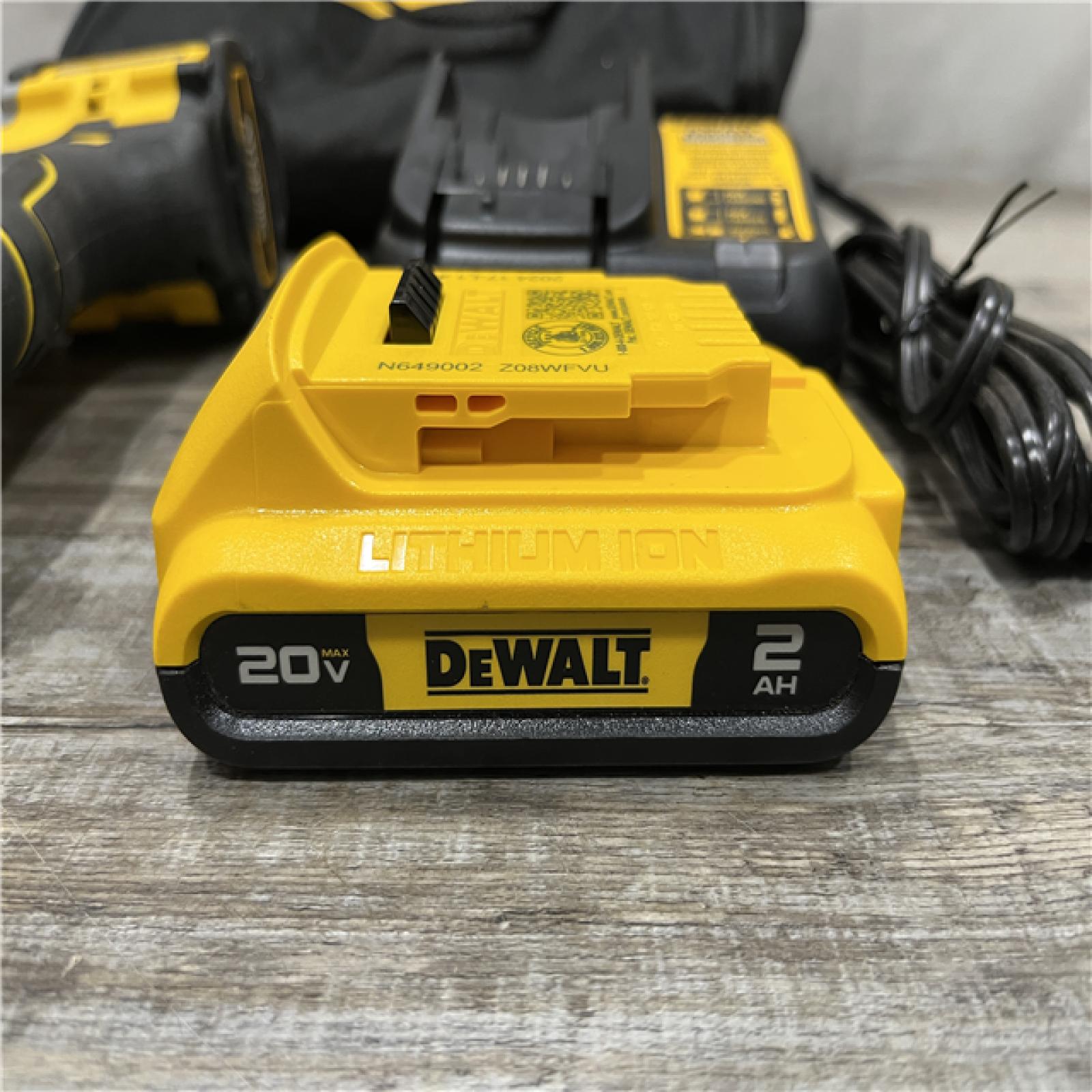 AS-IS DEWALT Atomic 20V Lithium-Ion Cordless Compact 1/2 in. Drill/Driver Kit