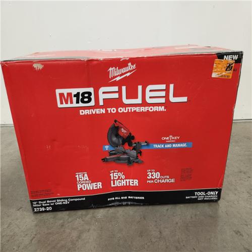 Phoenix Location NEWLY SEALED Milwaukee M18 FUEL 18V Lithium-Ion Brushless Cordless 12 in. Dual Bevel Sliding Compound Miter Saw (Tool-Only)