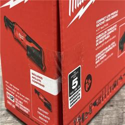 NEW - Milwaukee 12V Lithium-Ion Cordless 3/8 in. Ratchet (Tool-Only)