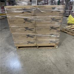 DALLAS LOCATION - Hampton Bay Leroy 42 LED Brushed Nickel Ceiling Fan With Light PALLET-(40 UNITS)