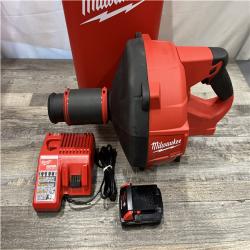 AS-IS Milwaukee FUEL 18-Volt Lithium-Iron Cordless Plumbing Drain Snake Auger Kit
