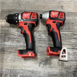 AS-IS Milwaukee 18V Lithium-Ion Cordless Drill Driver/Impact Driver Combo Kit