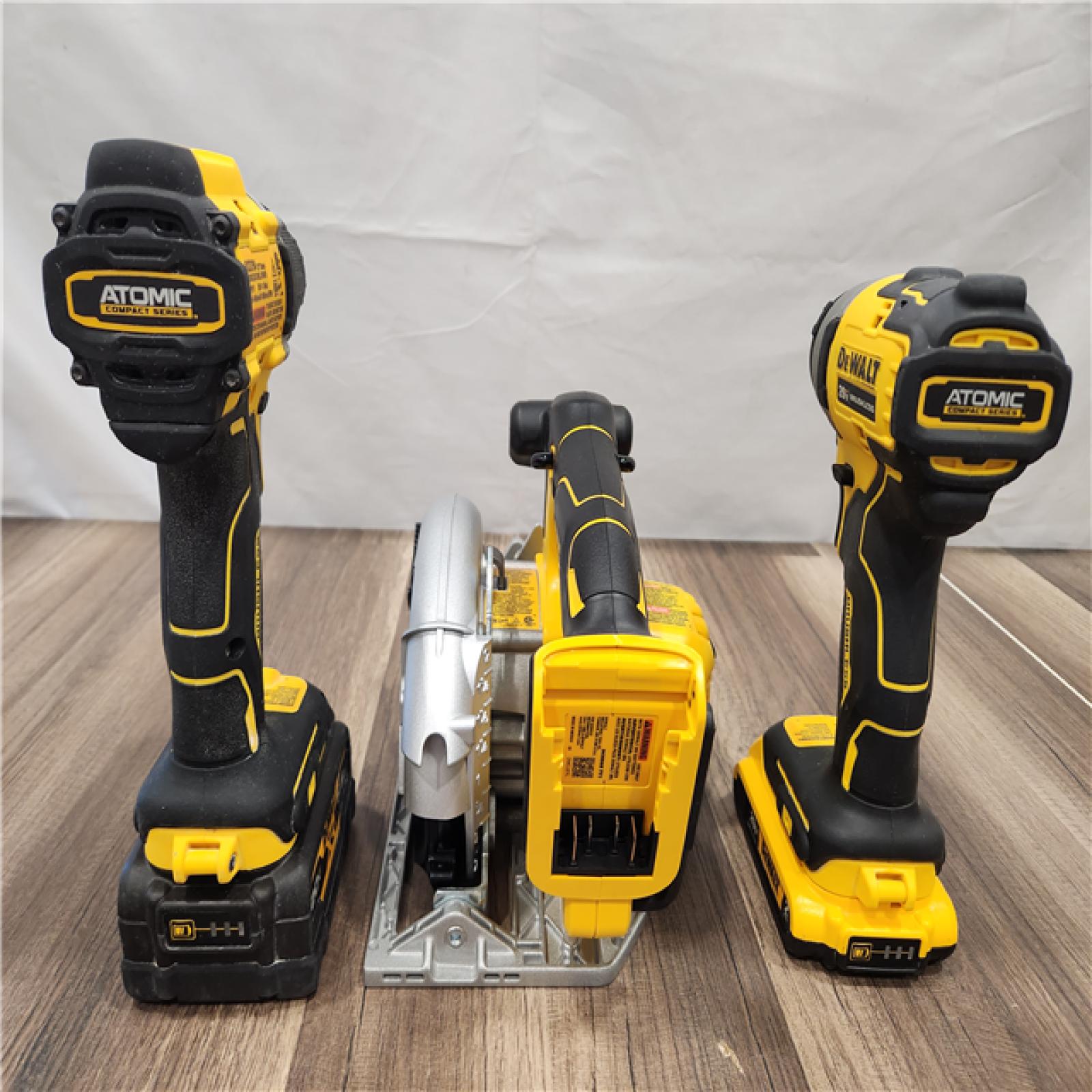 AS-IS- DEWALT 20V MAX Lithium-Ion Cordless 7-Tool Combo Kit with 2.0 Ah Battery  5.0 Ah Battery and Charger