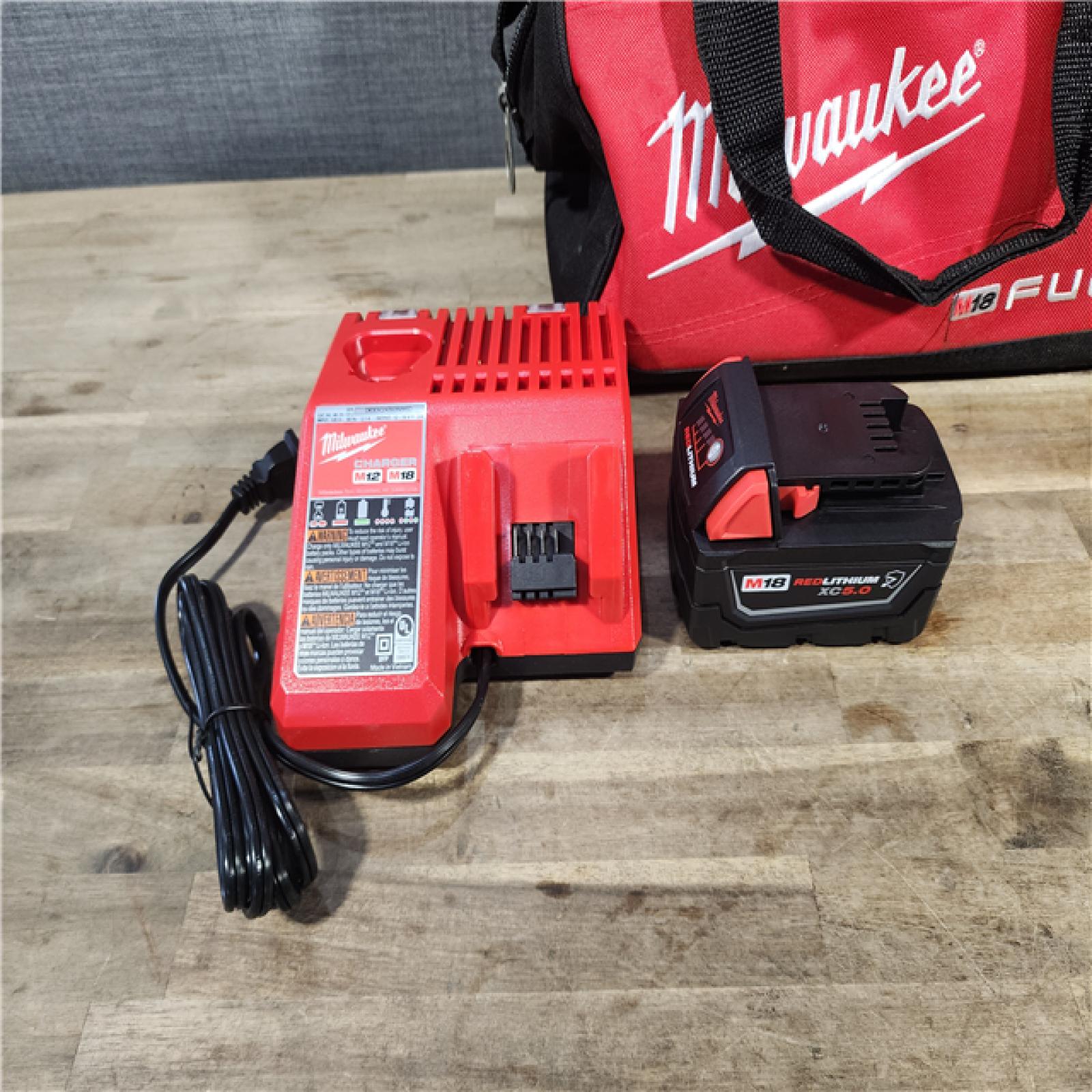 HOUSTON LOCATION - AS-IS (APPEARS LIKE NEW) Milwaukee M18 1/2 in. Cordless Brushless High Torque Impact Wrench Kit (Battery & Charger)