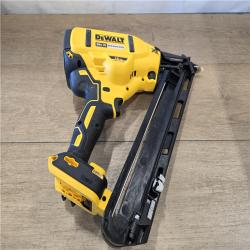 AS-IS DEWALT Cordless 20V MAX XR Angled Finish Nailer (Tool Only)