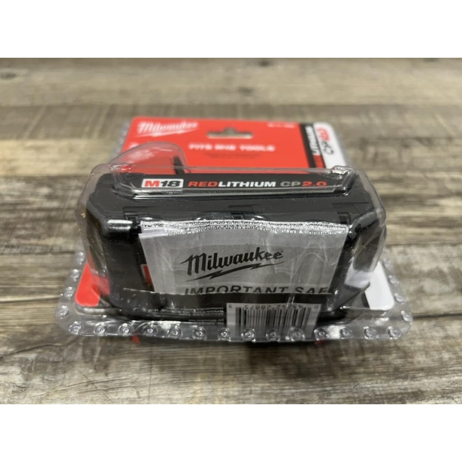 NEW - Milwaukee 18V Lithium 2.0 Battery Pack