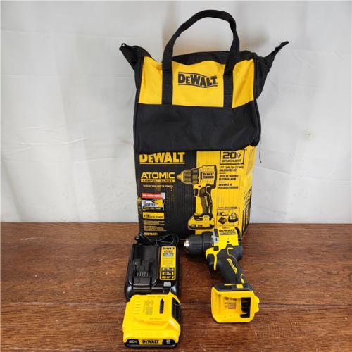 AS-IS DeWalt 20V MAX ATOMIC Brushless Cordless 1/2 in. Compact Drill/Driver Kit