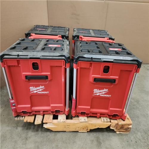 Phoenix NEW Milwaukee PACKOUT 19 in. Rolling Drawer Tool Box Pallet (4-Tool Boxes)