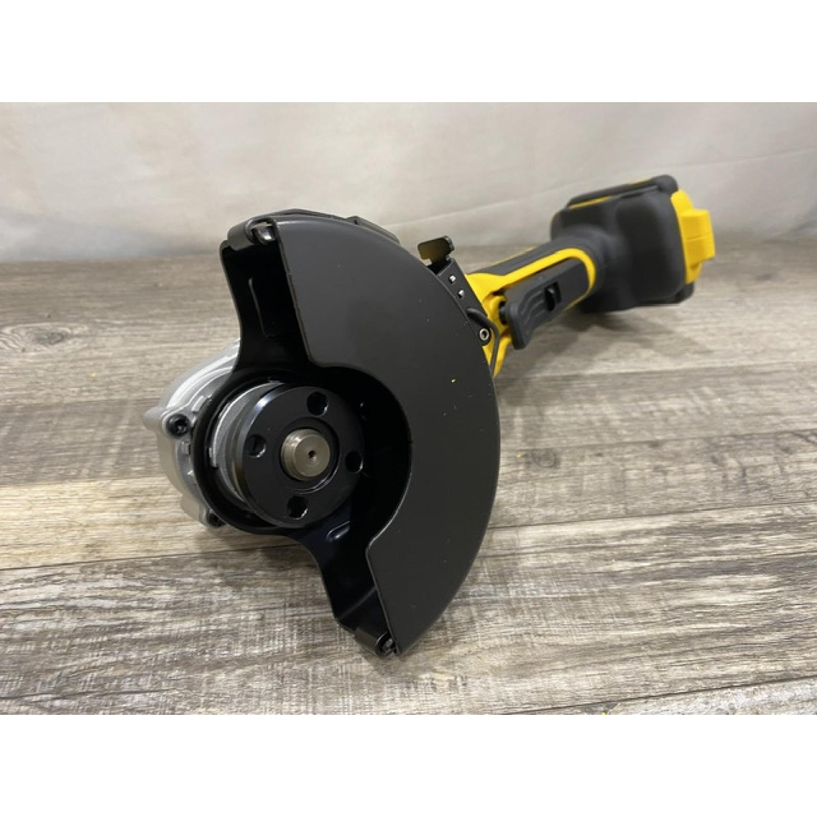 AS-IS DEWALT 20V MAX Cordless Brushless 4-1/2 in. Angle Grinder with Paddle Switch (Tool Only)