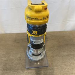 AS-IS DEWALT 20V MAX XR Cordless Brushless Fixed Base Compact Router (Tool Only)