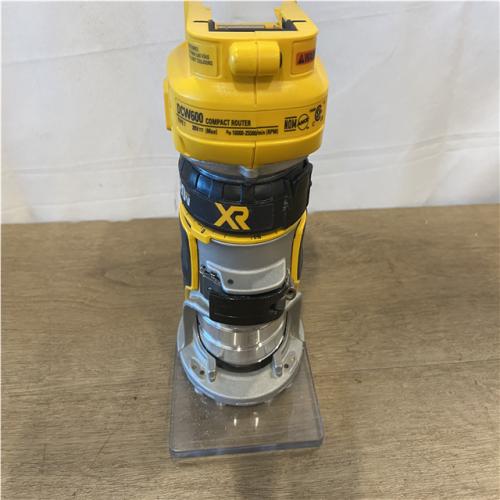 AS-IS DEWALT 20V MAX XR Cordless Brushless Fixed Base Compact Router (Tool Only)