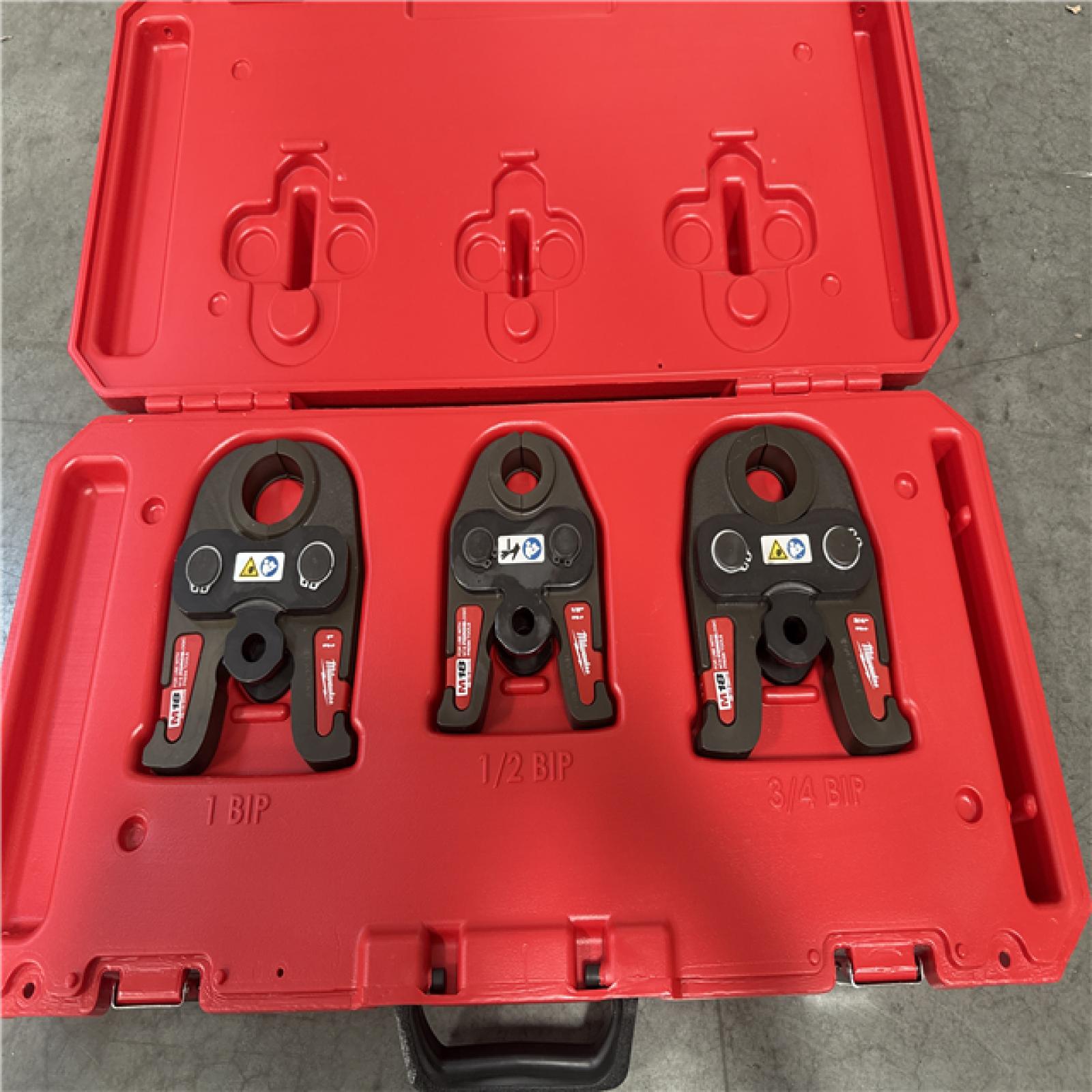 CALIFORNIA AS-IS NEW MILWAUKEE 1/2 IPS-P PRESS JAW KIT