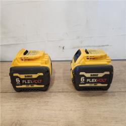 AS-IS- DEWALT FLEXVOLT 20V/60V MAX Lithium-Ion 6.0Ah Battery Pack (2 Pack)