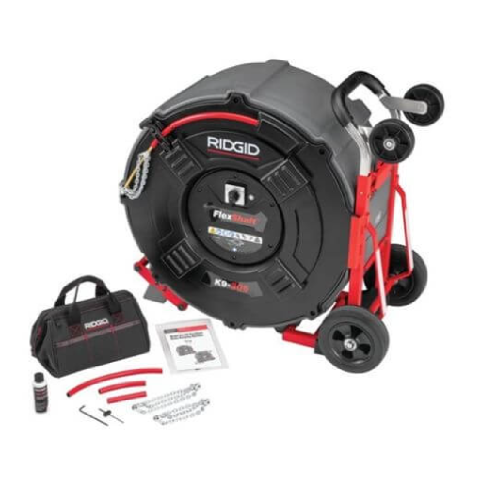 DALLAS LOCATION- RIGID K9-306 FlexShaft 125 FT. Drain Cleaning Machine KIT