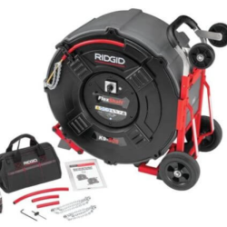 DALLAS LOCATION- RIGID K9-306 FlexShaft 125 FT. Drain Cleaning Machine KIT