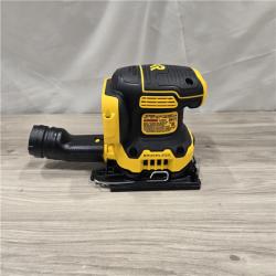 AS-IS DEWALT 20V MAX XR Cordless 1/4 Sheet Variable Speed Sander (Tool Only)