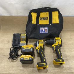 AS-IS DEWALT ATOMIC 20V MAX Lithium-Ion Cordless 2-Tool Combo Kit