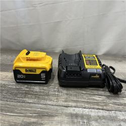 AS-IS DEWALT 20V MAX Lithium-Ion 5.0 Ah Battery and Charger