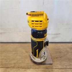 AS-IS- DEWALT 20V MAX XR Lithium-Ion Brushless Cordless Compact Router (Tool Only)