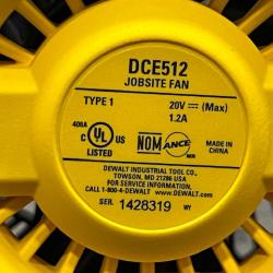 AS-IS DEWALT 20V MAX Jobsite Fan (Tool Only)