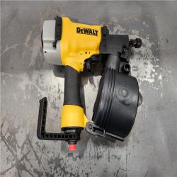 AS-IS- DEWALT DW66C-1 2-1/2 Inch 15 Degree Coil Siding and Fencing Nailer