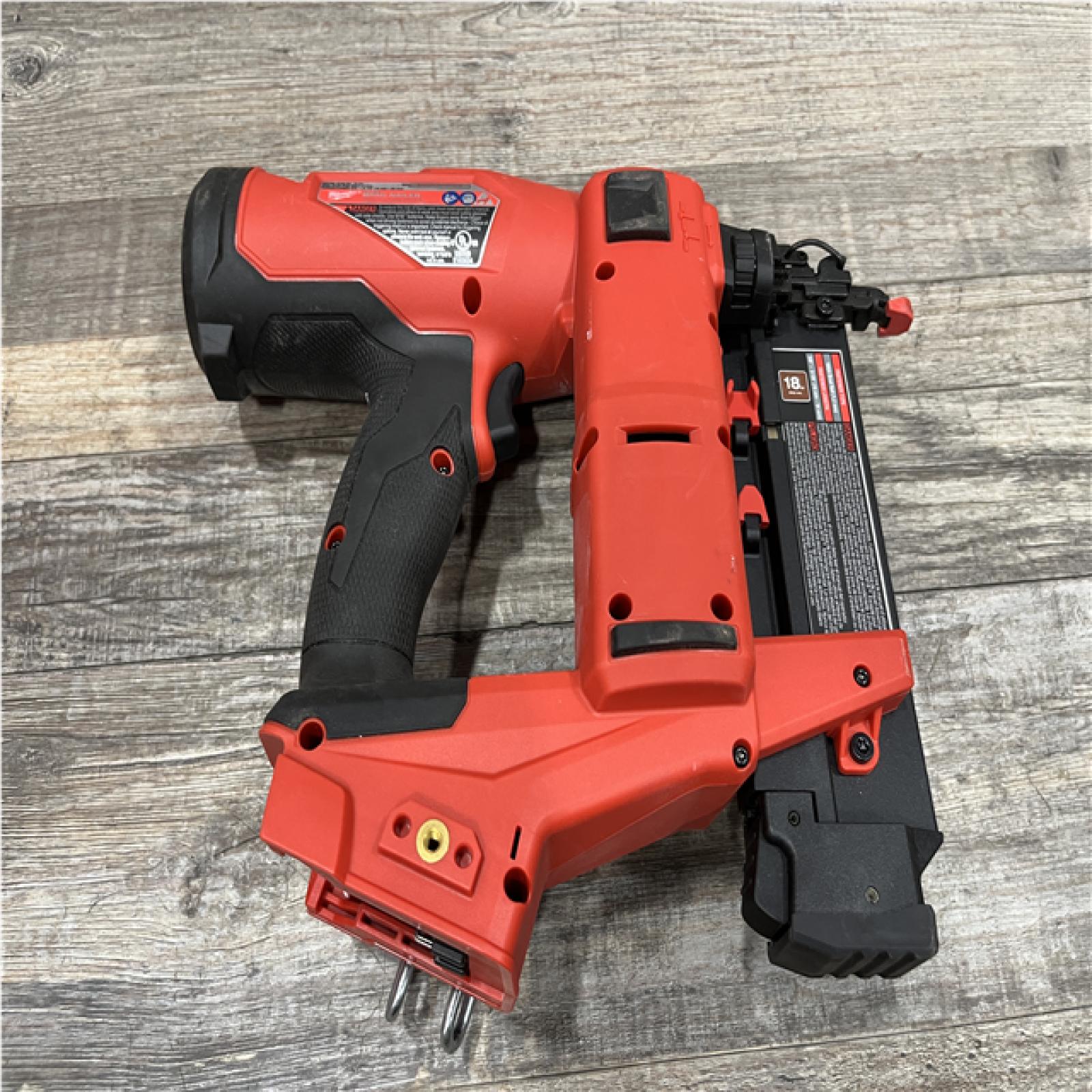 AS-IS Milwaukee FUEL 18-Volt Lithium-Ion Brushless Cordless Gen II 18-Gauge Brad Nailer (Tool-Only)
