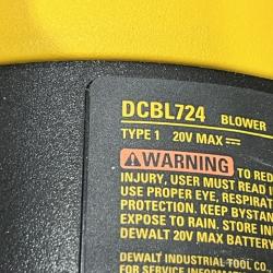 AS-IS DEWALT 20V MAX XR 550 CFM 133 MPH Cordless Battery Powered Blower (Tool-Only)