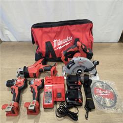 AS-IS Milwaukee M18 18V Cordless 4-Tool Combo Kit